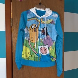Adventuretime reversible hoodie L